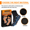 HOUKEA Tourmaline Ionic Body Health Socks, Winter Outdoor Sports Cold And Wind Warm Foot Care Massage Socks